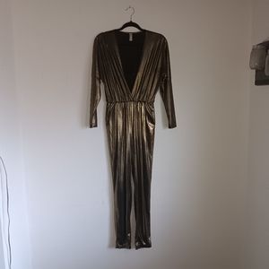 American Apparel Gold Jumpsuit Size SM